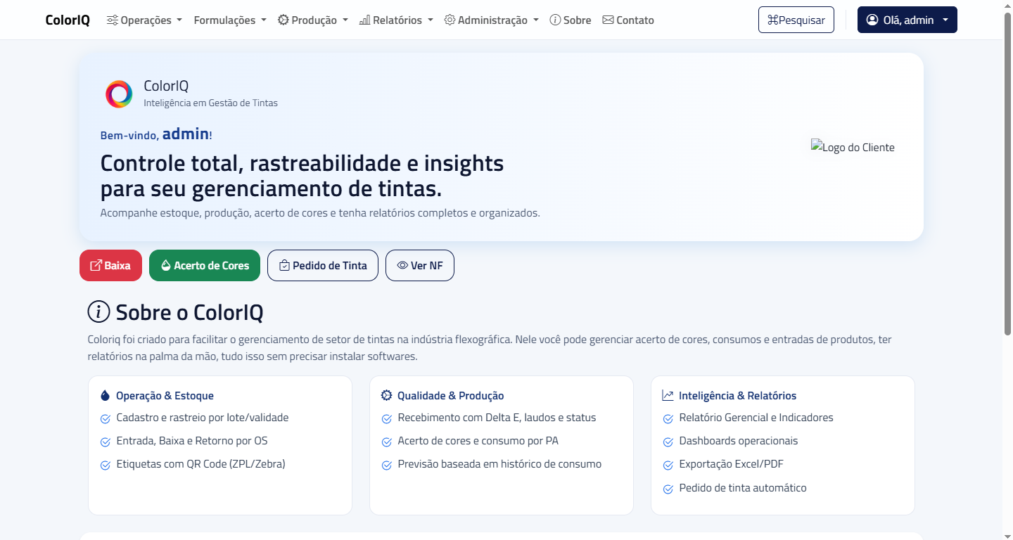 Dashboard ColorIQ